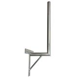 Antenna holder 25/70cm with cross + strut, tube 42/2mm, zinc Heat