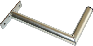 Antenna holder 25cm small with belt, tube 28/2mm, Galva zinc