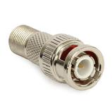 Connector F (female)/BNC (pin)