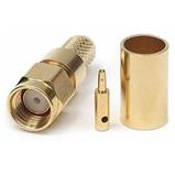 Connector RSMA male 3 mm, crimp