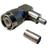 Connector TNC male 6 mm, angled, push-in/crimp (for RG-223)