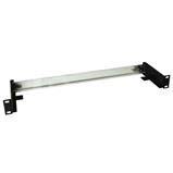 DIN rail with holder for 19" switchgear, 1U