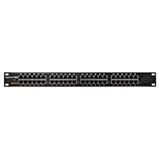 Gigabit shielded 24-port passive PoE panel