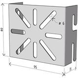 Holder DZM 1 (DZ 1) GZ for MERKUR 2 gutter