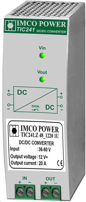 IMCO POWER TIC241.H 48_2406 inverter, 48V DC/24V DC, 150W