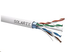 Installation cable Solarix CAT6 FTP PVC, gray