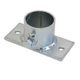 Mast foot 60mm (short strip), Galva zinc