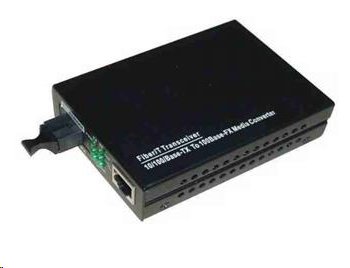 Media converter ZCOMAX AK, WDM, 100 Mbps, SM, SC simp., 20km, 1550nm