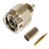 N-male connector on RG 174, crimp