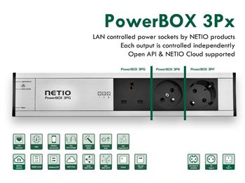 NETIO PowerBOX 3PE smart sockets