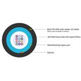 Optical cable WIREX J/A-DQ(BN)H WBF, 4vl., 09/125, LSOH-FR, AE02, CLT, Eca, KDP