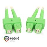 Optical patchcord, 9/125, SC/APC-SC/APC, SM, duplex, 2m