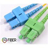 Optical patchcord, 9/125, SC/PC-SC/APC, SM, duplex, 2m