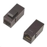 Panel connector, UTP, CAT5E, 2xRJ45, straight