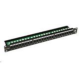 Patch panel 19", CAT6, UTP, 24x RJ45, 1U