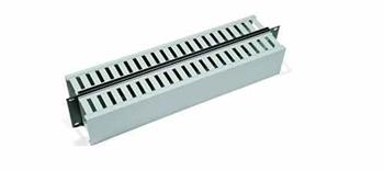 RACK 19" Binding panel 2U double-sided plastic strip