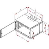 RACK Triton, 19", 15U, 600x500mm, wall-mounted-RBA-15-AD5-BAX-A1