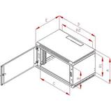 RACK Triton, 19", 9U, 600x400mm, wall-mounted-RBA-09-AS4-CAX-A1