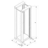RACK Triton, 19", stand 37U, 600x600mm