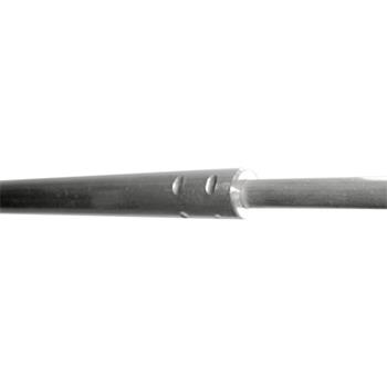 Receptacle bar (AlMgSi) with a straight end for remote lightning rod JR 1.5
