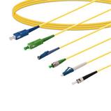 Set of cables and connectors for measuring to OTDR