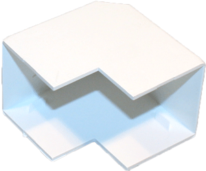 Slat cover 40 x 20 outer corner