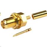 SMA female connector on RG 174, crimp