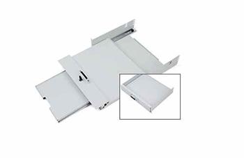 Triton shelf with perforation 19", 2U, 350mm, for keyboard