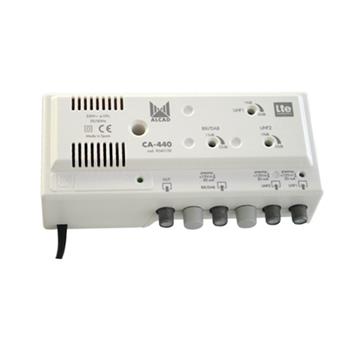 Vnitřní zesilovač Alcad CA-440 LTE (2xUHF, 1xDAB - 30dB)