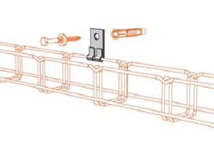 Wall bracket DZM 8 for MERKUR 2 gutter